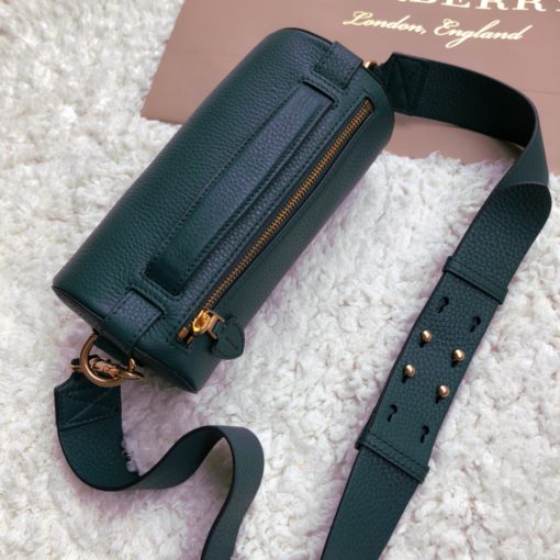 BURBERRY The Leather Barrel Bag. Original Quality Bag including gift box, care book, dust bag, authenticity card. A cylindrical micro bag in block-color leather. Use the military-inspired belt strap to carry it crossbody or on the shoulder. | CRIS&COCO Authentic Quality Designer Bag and Luxury Accessories