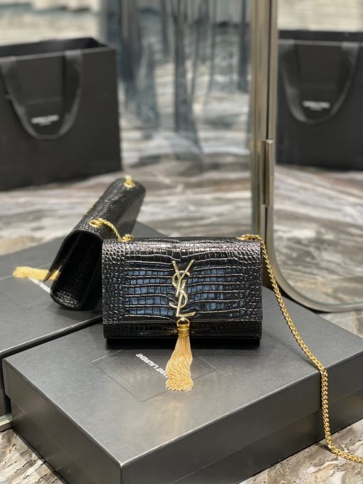 SAINT LAURENT Small 'Kate' Bag with Tassel.