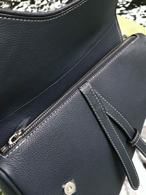 DIOR Men Kim Jones Saddle Leather Bag. Original Quality Bag. Authentic Style. Genuine Calf Leather. Metal Hardware. Authentic Packaging. Original Quality Dust Bag. The iconic DIOR saddle bag made its first appearance at the women’s spring/summer ready-to-wear show in 2000. In December 2018, DIOR MEN designer Kim Jones brought the bag out for his second show in Tokyo, transforming it into an accessory of the future. A real update of the piece, which found its continuation in the autumn/winter 19 collection Dior presented during Paris Fashion Week. | CRIS&COCO | High Quality Designer Handbag