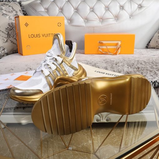 LOUIS VUITTON 'Archlight' Trainer. Original Quality Sneaker including gift box, care book, dust bag, authenticity card. This futuristic sneaker balances a springy wave-shaped outsole and an oversized tongue with a low cut around the ankle for a delicate, feminine touch. | CRIS&COCO | High quality designer bags and luxury accessories