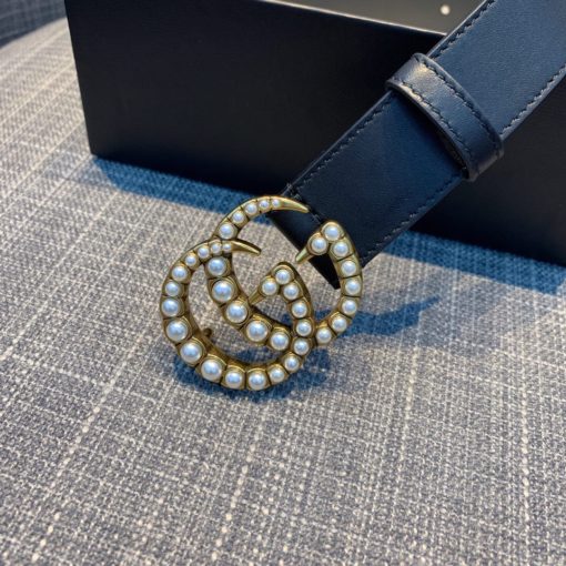 GUCCI Marmont Pearl GG Buckle Belt. Original Quality Belt including gift box, care book, dust bag, authenticity card. | CRIS&COCO | High quality designer bags and authentic luxury