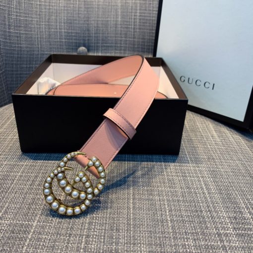 GUCCI Marmont Pearl GG Buckle Belt. Original Quality Belt including gift box, care book, dust bag, authenticity card. | CRIS&COCO | High quality designer bags and authentic luxury