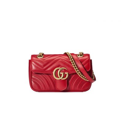 GUCCI GG Marmont Matelassé Mini Bag.