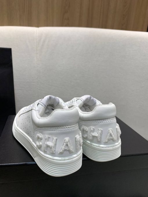 CHANEL Trainers in calfskin with Sequins. Original Quality Sneakers with gift box, booklet, and authenticity card. | Cris and Coco Authentic Quality Designer Bags and Luxury Accessories