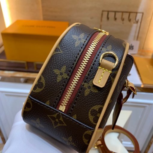 LOUIS VUITTON Deauville Mini Bag. Original Quality Bag including gift box, care book, dust bag, authenticity card. For Fall-Winter 2020, Nicolas Ghesquière introduces the Deauville Mini handbag. This adorable camera bag in Monogram canvas with natural leather trim will bring a touch of retro chic to any look. Compact and lightweight, it has an adjustable leather strap for shoulder and cross-body carry. | CRIS&COCO Authentic Quality Designer Bags and Luxury Accessories