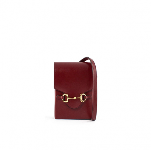 GUCCI Horsebit 1955 Mini Bag. Original Quality Bag including gift box, care book, dust bag, authenticity card. Presented in a petite rectangular shape, this mini bag is introduced for Pre-Fall 2020 in brown leather. Inspired by archival designs, the accessory highlights the double ring and bar design that has been established as one of the most distinctive elements among the House symbols borrowed from the equestrian world. Pieces with versatile ways to wear and style embrace each person who is part of the House’s individual spirit. | CRIS&COCO Authentic Quality Designer Bags and Luxury Accessories