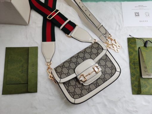 GUCCI Horsebit 1955 Mini Two Strap Bag