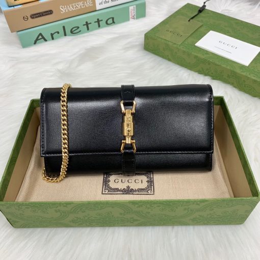 GUCCI Jackie 1961 Chain Wallet