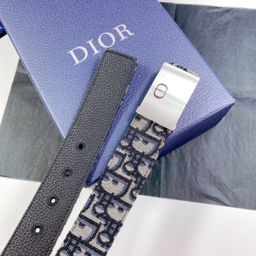 DIOR 35 Oblique Kasuri Belt.