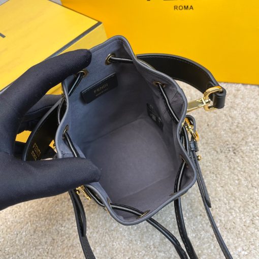 FENDI Mon Tresor Mini Bucket Bag.