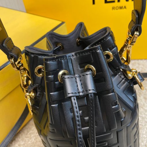 FENDI Mon Tresor Mini Bucket Bag.