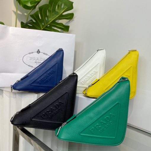 PRADA Saffiano Triangle Bag.