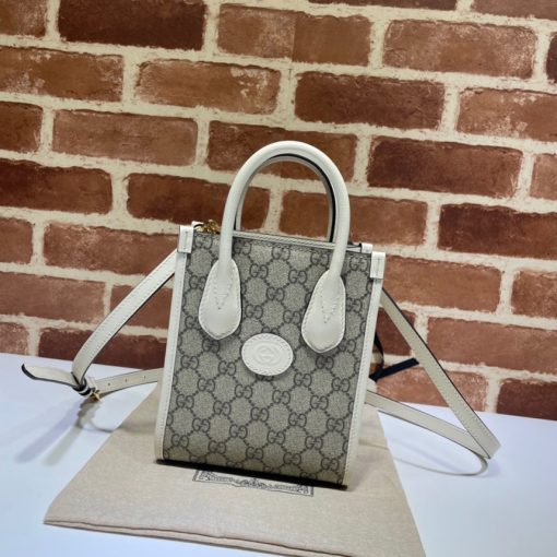 GUCCI Mini Tote Bag with Interlocking G.