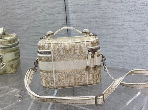 DIOR Small DiorTravel Vanity Case With Shoulder Strap.