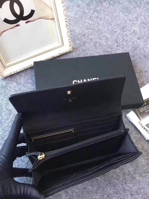 CHANEL 19 Long Flap Wallet.