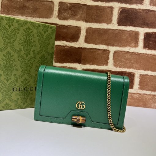 GUCCI Diana Mini Bag With Bamboo.