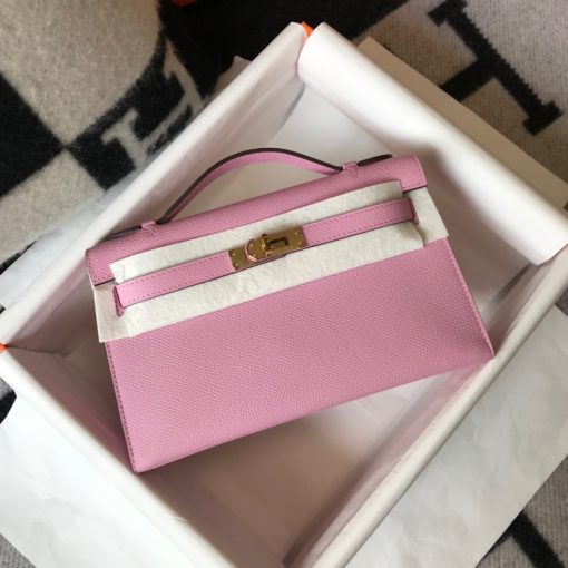 HERMÈS Mini Kelly Pochette In Epsom Leather.