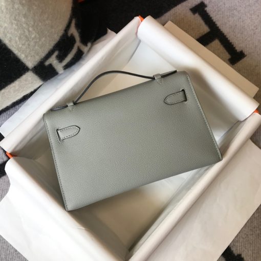 HERMÈS Mini Kelly Pochette In Epsom Leather.