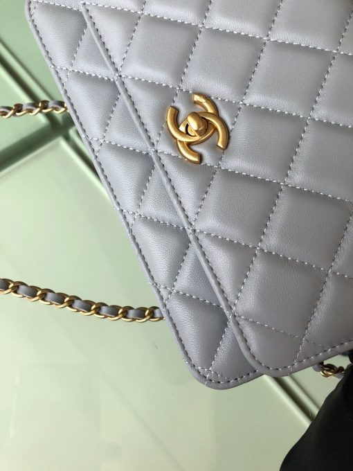 CHANEL Classic WOC Golden Knob Bag. Original Quality Bag including gift box, care book, dust bag, authenticity card. Chanel lends a signature flair to this Classic WOC bag with iconic symbols and construction. Crafted in lambskin, gold-tone hardware, and iconic CC pair together to create the ultimate memorable finish. Open this sweet little quilted bag to find multiple zip and slip pockets for keeping your cards and essentials secure so you can have more fun!