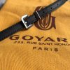 GOYAED Belvédère PM Bag. Original Quality Bag including gift box, care book, dust bag, authenticity card. The Belvédère PM bag is a reinterpretation of the small bag worn by log drivers to carry something to eat while they were working. It takes its name from the belvedere or viewpoint overlooking Clamecy and the clearings in the Morvan Forest family. Streamlined and light, the Belvédère PM bag is perfect for many occasions thanks to its crossbody strap and accessible secure closure. Featuring outside and inside pockets, it is also very convenient for organizing your belongings.