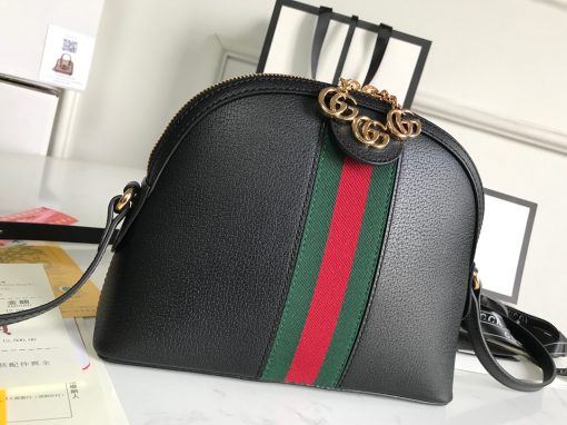 GUCCI Ophidia GG Small Rounded Top Shoulder Bag. Original Quality Bag including gift box, care book, dust bag, authenticity card. This rounded top shoulder bag is a heritage-inspired addition to accessories edit. Complete with the label's signature motifs – GG Supreme print, green and red Web, and golden-tone hardware – it's a perfect modern interpretation of coveted vintage pieces. Carry the runway design with tailored looks for effortless workwear style.