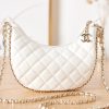 CHANEL Small Hobo Bag. Original Quality Bag including gift box, care book, dust bag, authenticity card. This Small Hobo Bag of the Cruise 2022/23 collection is one of the useful yet beautiful bags ever created. This one is crafted in lambskin leather with shiny light gold-tone hardware. Comes with a long chain for shoulder carry.