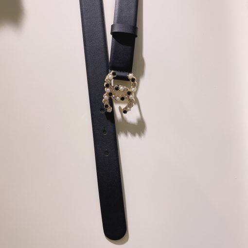 CHANEL Pearl CC Logo Belt