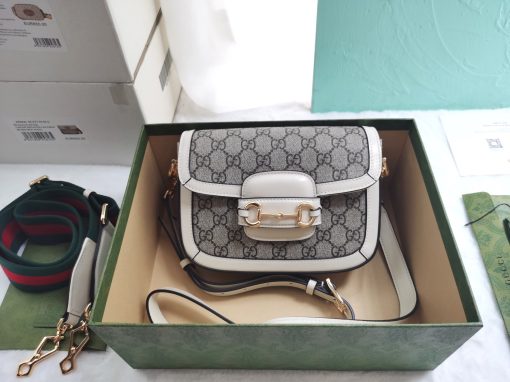 GUCCI Horsebit 1955 Mini Two Strap Bag