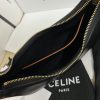 CELINE Medium Ava Strap Bag. High-End Quality Bag including gift box, care book, dust bag, authenticity card. Celine's Ava bag is a perfect example of the brand's signature style, with powerful understated elegance. Crafted from a variety of materials, including iconic leather and textiles with the stylish Celine logo plastering the surface, the bag is a classic with a hint of '80s-inspired blouson. Taking inspiration from the iconic Arc de Triomphe, the logo features two opposites-facing Cs and a patterned center. The minimalist aesthetic of the new logo and colors perfectly encapsulates the essence of the brand. The semi-moon silhouette and adjustable shoulder straps allows the bag to be styled any number of ways, making it perfect for someone who carries minimal items on a daily basis without needing a crossbody strap. With enough room for the essentials, the Celine Ava bag is an ultimate cool-girl essential.