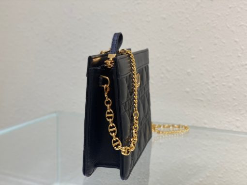 DIOR Caro Zipped Pouch With Chain.