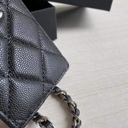 CHANEL Card Holder with Chain