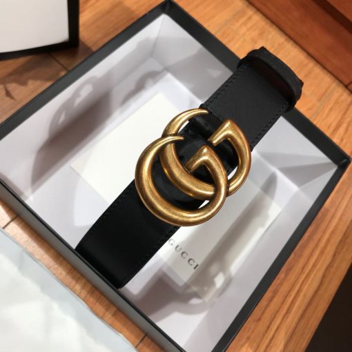 GUCCI Double G Leather Belt