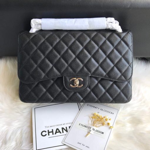 CHANEL 2.55 Classic Diamond Quilted Leather Double Flap Bag. Original Quality Rep. Authentic calfskin. Metal Toned Hardware. CHANEL Sales Box and Dust Bag. Booklet, Authenticity Card. The name 2.55 refers to the release of the bag in February 1955. It had a rectangular turn-lock which was called the Mademoiselle Lock. The 'CC' lock was introduced to the Classic Flap Bags only in the 1980s by designer Karl Lagerfeld. The all chain strap was replaced with the iconic leather interwoven chain link strap.