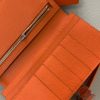 HERMÈS Béarn Wallet: Where Elegance Meets Functionality, Inspired by the Heart of France's South-West. The Béarn pays homage to the enchanting South-West region of France and stands as a distinguished member of a collection that honors various distinctive French regions. This wallet or card holder boasts an elegantly sleek design and is thoughtfully equipped with multiple compartments tailored for organizing credit cards, coins, and bills with ease. Upon closure, a supple leather flap gracefully glides into an iconic "H" shaped clasp, elevating it to a timeless classic. It presents a generous array of leather types and colors, allowing one to harmonize effortlessly with the latest trends in style.