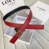 LOEWE Anagram Belt. Original Quality Belt including gift box, care book, dust bag, authenticity card. This belt is crafted in smooth calfskin with a LOEWE Anagram buckle. The label’s now-iconic Anagram – rendered in gleaming golden/silver/black tone metal – takes no lesser pride of place, though. Originally designed in 1970 in homage to the label’s founder and refreshed when Jw Anderson took over the reins, it’s an icon that points to the past and future at once. 