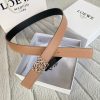 LOEWE Anagram Belt. Original Quality Belt including gift box, care book, dust bag, authenticity card. This belt is crafted in smooth calfskin with a LOEWE Anagram buckle. The label’s now-iconic Anagram – rendered in gleaming golden/silver/black tone metal – takes no lesser pride of place, though. Originally designed in 1970 in homage to the label’s founder and refreshed when Jw Anderson took over the reins, it’s an icon that points to the past and future at once. 