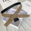 LOEWE Anagram Belt. Original Quality Belt including gift box, care book, dust bag, authenticity card. This belt is crafted in smooth calfskin with a LOEWE Anagram buckle. The label’s now-iconic Anagram – rendered in gleaming golden/silver/black tone metal – takes no lesser pride of place, though. Originally designed in 1970 in homage to the label’s founder and refreshed when Jw Anderson took over the reins, it’s an icon that points to the past and future at once. 