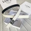 LOEWE Anagram Belt. Original Quality Belt including gift box, care book, dust bag, authenticity card. This belt is crafted in smooth calfskin with a LOEWE Anagram buckle. The label’s now-iconic Anagram – rendered in gleaming golden/silver/black tone metal – takes no lesser pride of place, though. Originally designed in 1970 in homage to the label’s founder and refreshed when Jw Anderson took over the reins, it’s an icon that points to the past and future at once. 