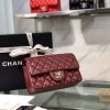 CHANEL Classic New Mini 20 cm Flap Bag. Original Quality Bag including gift box, care book, dust bag, authenticity card. This chic petite shoulder bag is crafted of luxurious shimmery lambskin leather. The crossbody bag features a long chain-link leather threaded shoulder strap and front flap with a CC turn lock. The flap opens to an interior of matching leather with zipper and patch pockets. Enjoy this fabulous bag for everyday essentials or special events with this timeless classic.