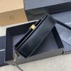 SAINT LAURENT Voltaire in Box with a Twist of Modernity: Iconic Elegance. Introducing the Half-Moon Shoulder Bag – a seamless blend of elegance and modernity. Crafted in luxurious calfskin with a subtle polished finish, this chic accessory features a distinctive flap with the iconic pivoting CASSANDRE closure. Complete with an adjustable and detachable swivel-hook strap, it offers versatile carry options to suit any style. Elevate your look with this timeless masterpiece.