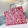 LOUIS VUITTON Crafty Onthego GM. Original Quality Bag including gift box, care book, dust bag, authenticity card. Part of the LV Crafty capsule collection for Fall 2020, the Onthego GM tote bag takes on a graphic vibe thanks to its Monogram Giant canvas with a bold graffiti-inspired allover print. As useful on workdays as weekends, this stylish tote’s boxy shape means lots of room inside for office files and a laptop.