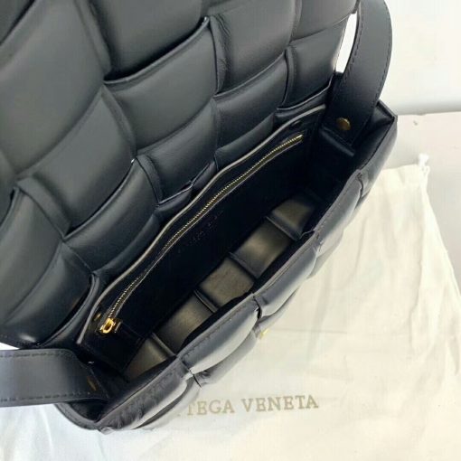 BOTTEGA VENETA Padded Cassette Leather Shoulder Bag. Best Original Quality Bag. Including gift box, literature, dust bag, authenticity card. Creative director Daniel Lee has introduced the Padded Cassette to Bottega Veneta's handbag line. A play on proportion, it features the label's iconic intrecciato technique in a double-faced macro weave. For fans of the brand, this is a must-have addition to your collection.