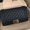 Chevron Quilted Leather Flap Bag - Image 49