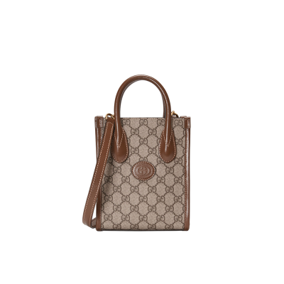 GUCCI Mini Tote Bag with Interlocking G.