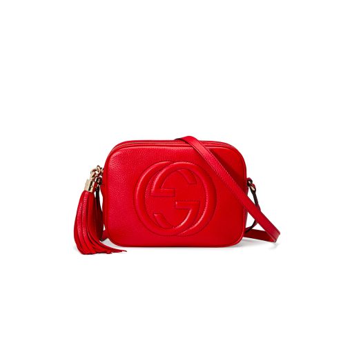 GUCCI 'Soho' Small Leather Disco Bag. Original Bag including gift box, care book, dust bag, authenticity card. Its name may inspire nights out, but its compact size and go-to ease make this bag an everyday essential.