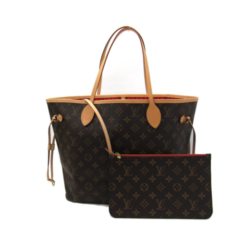 LOUIS VUITTON Neverfull MM. Original Quality Bag including gift box, care book, dust bag, authenticity card. The Neverfull MM tote unites timeless design with heritage details. Made from supple Monogram canvas with natural cowhide trim, it is roomy yet not bulky, with side laces that cinch for a sleek allure or loosen for a casual look. Slim, comfortable handles slip easily over the shoulder or arm. Lined in colorful textile, it features a removable pouch which can be used as a clutch or an extra pocket.