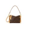 LOUIS VUITTON Side Trunk. Original Quality Bag including gift box, care book, dust bag, authenticity card. Returning to the House’s trunkmaking beginnings, Nicolas Ghesquière creates the Side Trunk PM handbag in Monogram canvas with leather trim. What strikes the eye is the singularity of the leather zip tab fitted with the iconic S-lock and the reinforced metallic corners. The wide top handle is removable as is the thin leather shoulder strap.