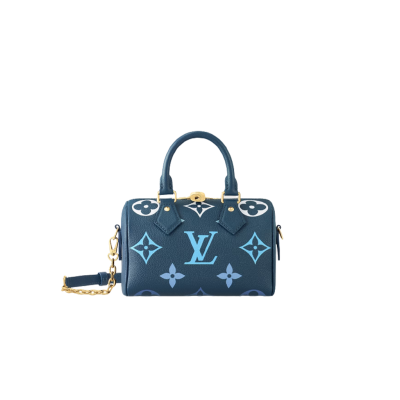 LOUIS VUITTON Speedy Bandoulière 20. Experience elegance and sophistication with this timeless designer handbag. This is an iconic and stylish designer handbag, perfect for any fashionable woman. The Speedy Bandoulière 20 has all the features that make Louis Vuitton such a sought-after luxury brand. This bag has a resilient material, deep pockets, a spacious interior, and an adjustable shoulder strap. The exterior is crafted from durable and elegant Monogram canvas, giving it a timeless style that will last for years. It also features a discreet Lozine trim, making it both striking and sophisticated. Inside, it is lined with matching textiles with a pocket for small items, ensuring all your essentials are secure and organized. The adjustable strap allows you to wear the bag on the shoulder or carry it as a top handle bag, making it perfect for either day or night. And with a zip closure, you can always rest assured that all your items are safely contained. The Speedy Bandoulière 20 is sure to add a touch of luxury to any look.