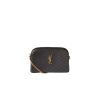 SAINT LAURENT Gaby Chain Pouch. Original Quality Bag including gift box, care book, dust bag, authenticity card. Crafted from lambskin leather this Gaby zipped pouch decorated with the Cassandre and Carré-quilted overstitching.