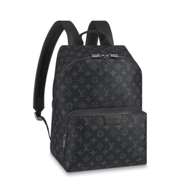 LOUIS VUITTON Discovery Backpack PM. Original Quality Backpack including gift box, care book, dust bag, authenticity card. Perfect for those who want a casual yet sophisticated bag, the Discovery Backpack in supple Monogram Eclipse coated canvas delivers both style and versatility. It boasts distinctive details like an ultra-comfortable leather strap and a front pocket with a magnetic closure.